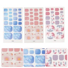  6 Sheets Toe Nail Wraps