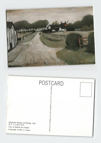 Vintage postcard regent - postcard, road