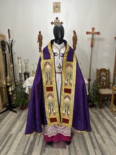 PURPLE COPE VESTMENT CHASUBLE