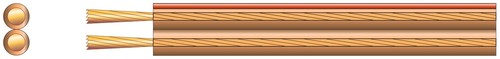 Transparent speaker cable - speaker,
