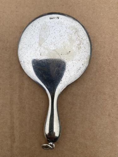 Antique compact mirror silver - mirror,