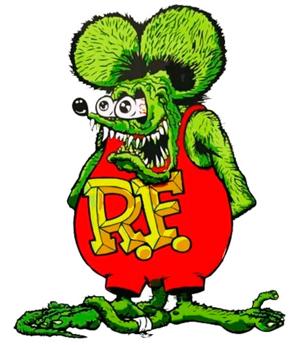 Rat fink hot rod - hot,