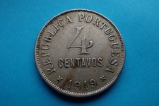 Portugal, 4 Centavos 1919