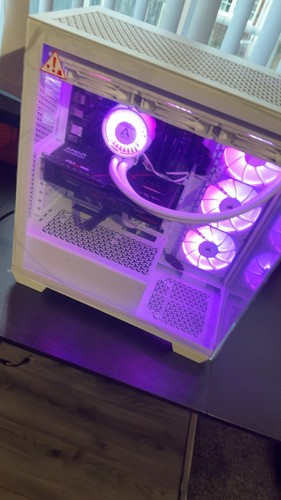 White custom built gaming - white,