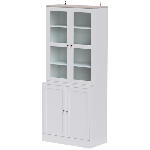 Homcom modern bookcase display - bookcase,