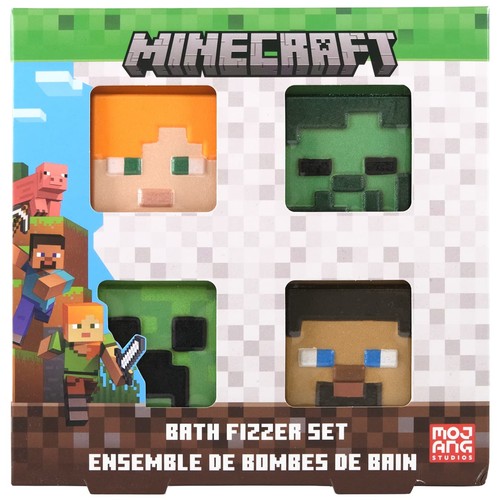 4pcs minecraft bath fizzer set - 4pcs,
