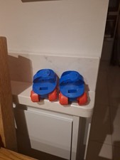 Vintage 1980s Cabbage Patch Roller Skates Blue And Red