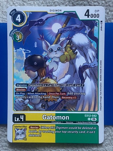Digimon ccg ex12 - ex12-042, gatomon