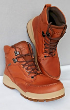 Ecco Track 25 Gore-Tex Hi Womens lace-up ankle boots (brown) size 39 UK size 6