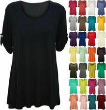 Ladies Short Turn Up Sleeves