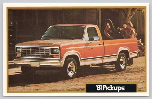 Postcard 1981 ford pickup - 1981,