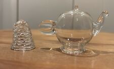 Glass Novelty Thimbles (x2)