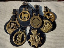 VINTAGE ANTIQUE HORSE BRASSES