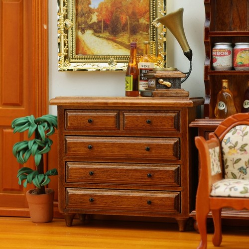 Detailed drawer mini cabinet - 5,