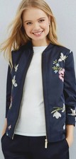 Ted Baker Bomber Jaket, Spring  Meadow , Floral, navy  Women Size tb 5  uk 16 