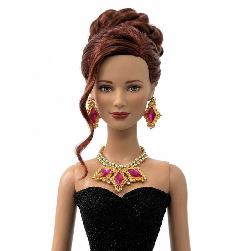 Handmade doll jewelry set for - handmade,