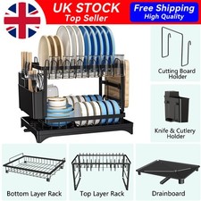 Dish Drainer Rack 2 Tier w/