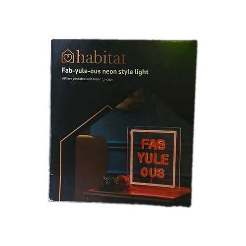 Habitat led neon style red - led,