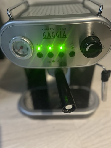Gaggia carezza deluxe manual - carezza, |