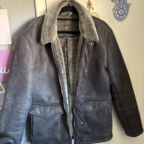Zara men grey fleece - men’s,