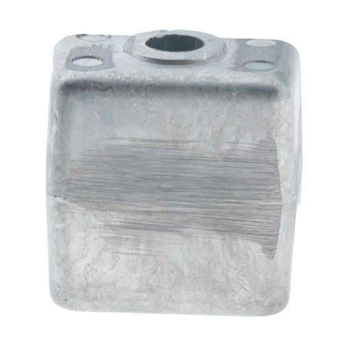 Silver outboard motor anode - silver,