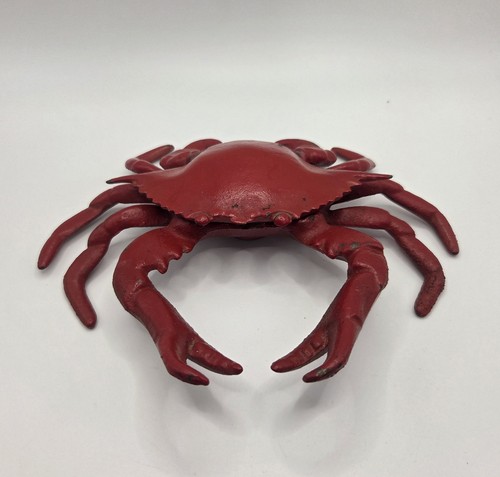 Vtg cast iron crab ashtray - vtg,