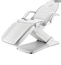 REM Excel 3 Motor Beauty Couch with hand control. Light grey. 