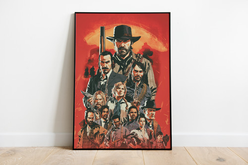 Red dead redemption gaming - red,