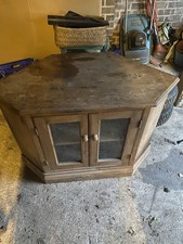 sheesham solid wooden corner tv cabinet