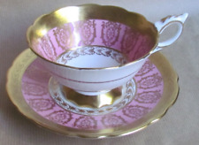 ROYAL STAFFORD BONE CHINA FOOTED TEA CUP AND SAUCER A/F  (10758)
