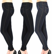 Ladies Women Stretchy Denim