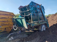 WARWICK Single Axle Drawbar Skip Loader Trailer