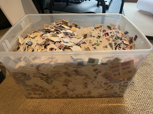 Stamp lot used paper - lot, on
