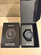 SUUNTO CORE ALPHA STEALTH Digital Watch Black Durable Outdoor Timepiece