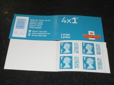 2022 TF1 Barcode CYLINDER Booklet 4 x 1st Large MFIL M22L on PB-Ls SBP2u -SCARCE