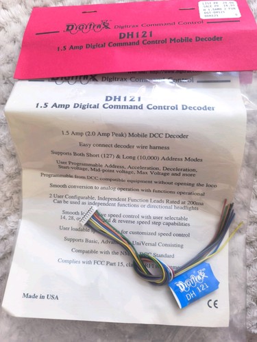 Digitrax dh121 loco decoder - dh121,