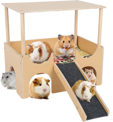 Large layers wooden guinea - large,