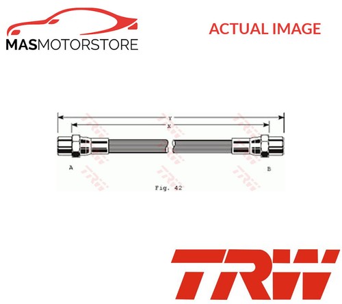 Brake hose line pipe rear - brake,