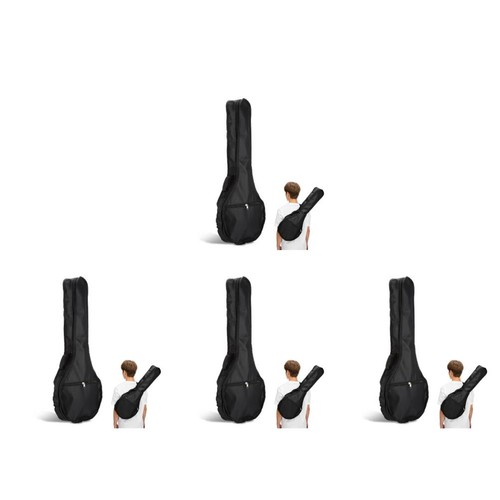 Black oxford cloth mandolin - cloth,