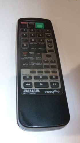 Aiwa tt1420k vcr remote - aiwa,
