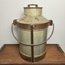 Large Galvanised Milk Churn -