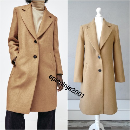 Zara new camel wool coat - new,