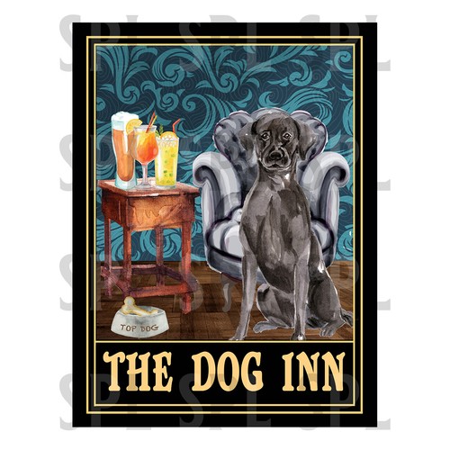 The dog inn - black, labrador