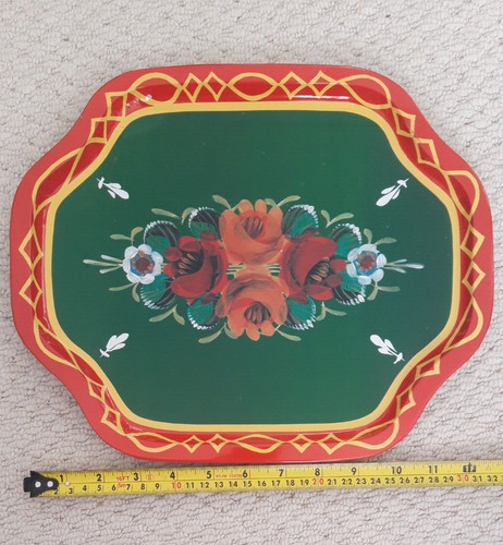 Canal boat art decorative tray - boat,