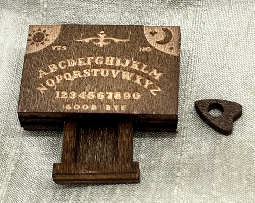 Dolls house handcrafted ouija - dolls,