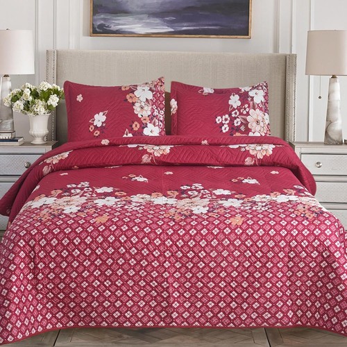 3pcs patchwork quilted - patchwork,