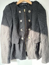 Zara Woman Patterned Peplum Blazer Jacket Coat size XS