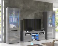 TV Unit High Gloss Grey &Matt