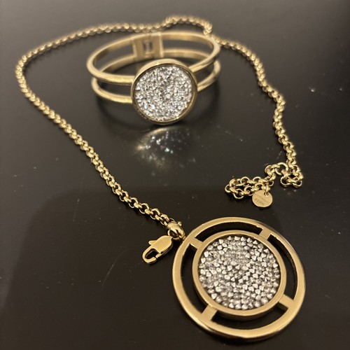 Dyrberg kern set gold - set, large