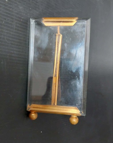 Antique small brass - brass, beveled